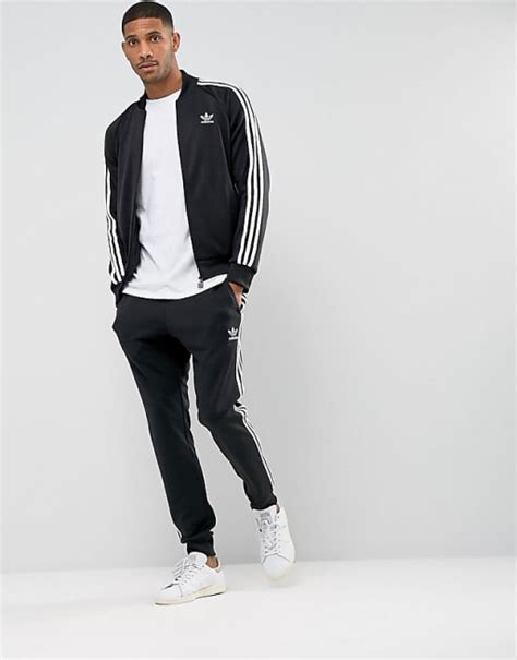 Adidas originals tracksuit men's black